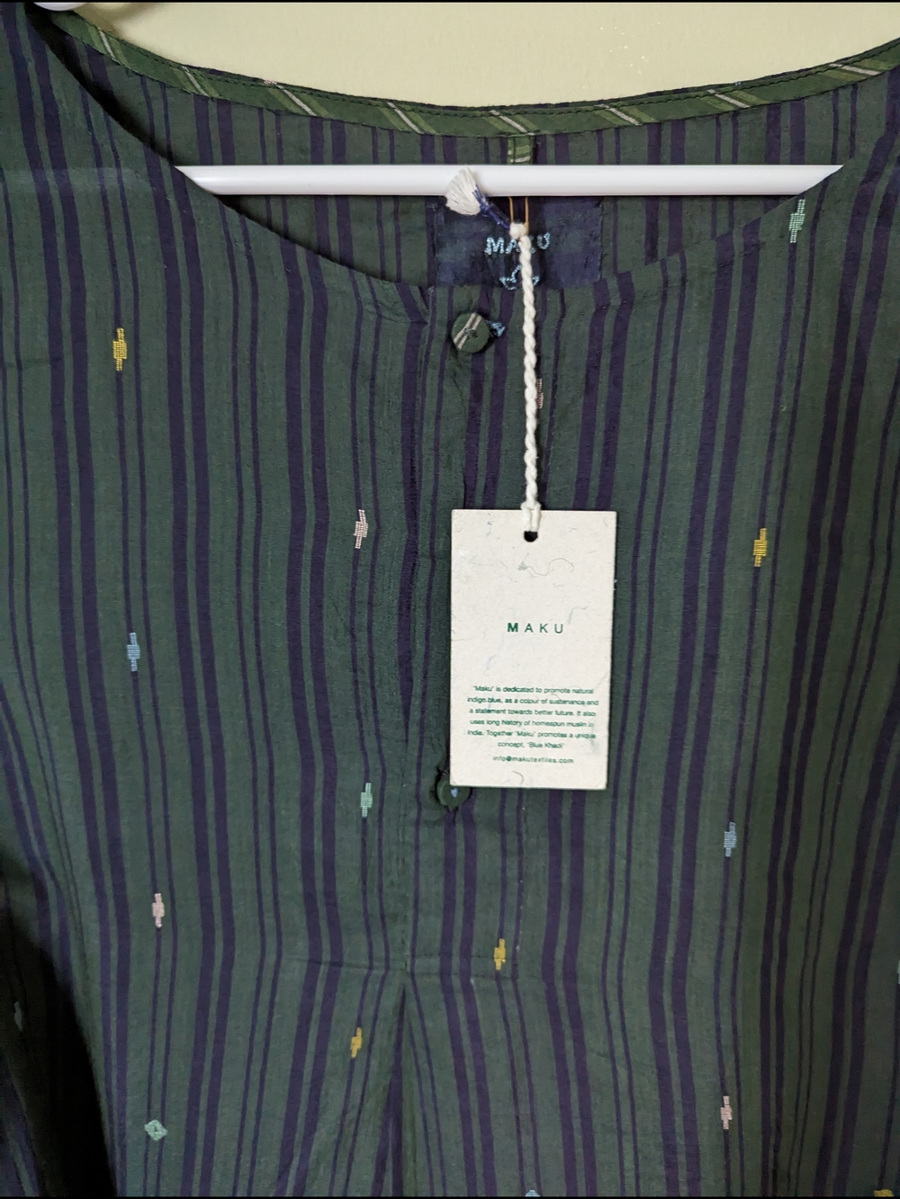 Maku Textiles Handwoven Jamdani Dress